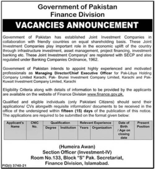 Chief Executive Officer Jobs 2021