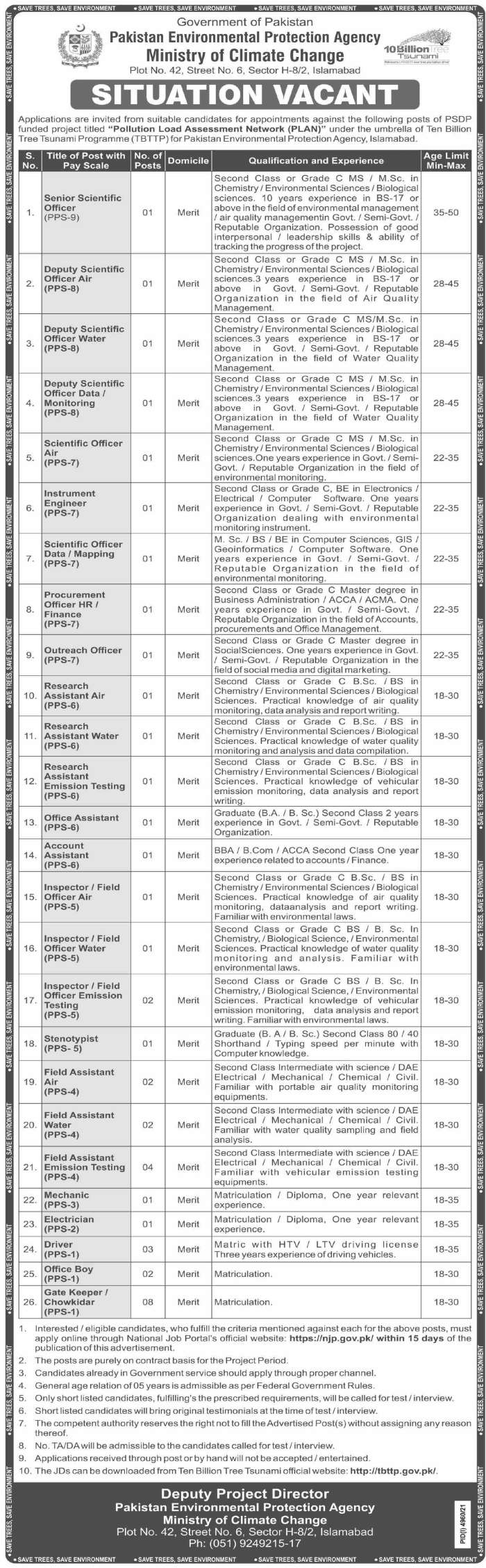 Ministry of Climate Jobs 2022