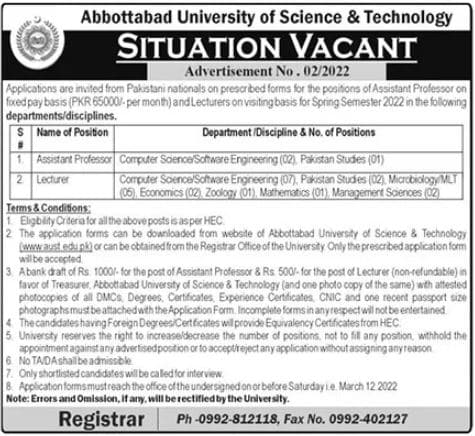 Faculty Positions Jobs 2022