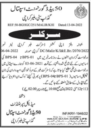 Government Hospital Jobs 2022