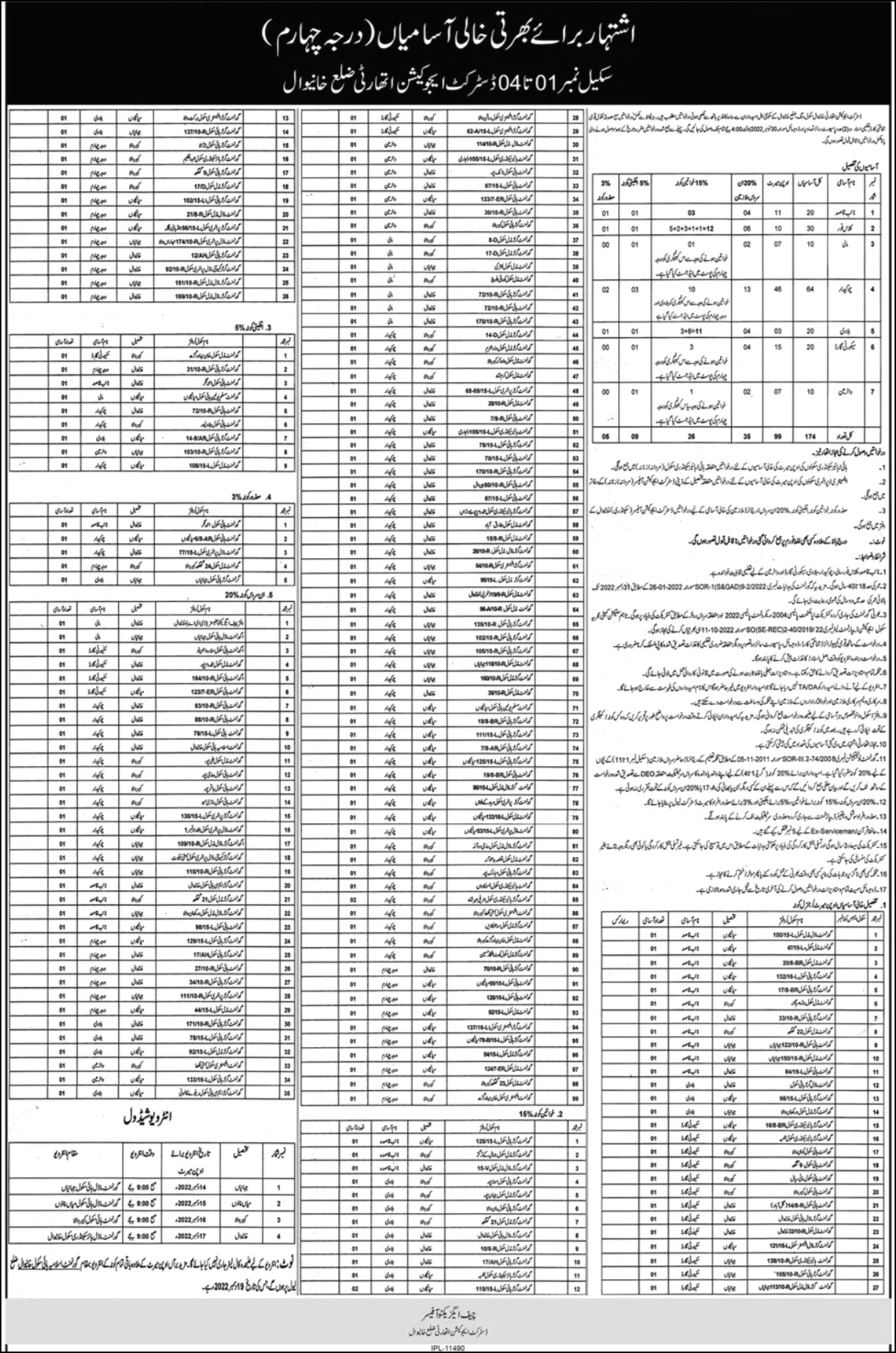 class-four-jobs-2022-in-district-education-authority-khanewal