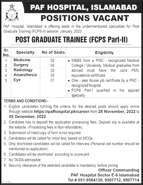 paf-hospital-jobs-2022-for-graduate-training