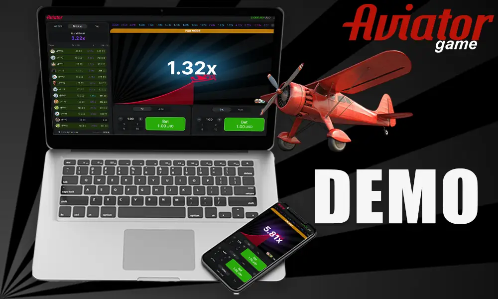 Information about the Demo version of the game Aviator